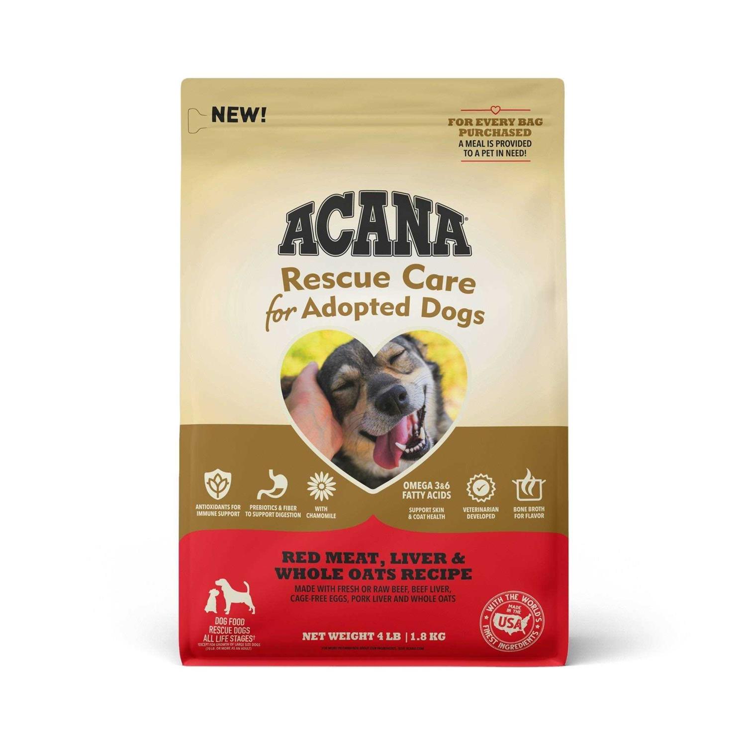 Acana Rescue Care for Adopted Dogs Red Meat - Healthber