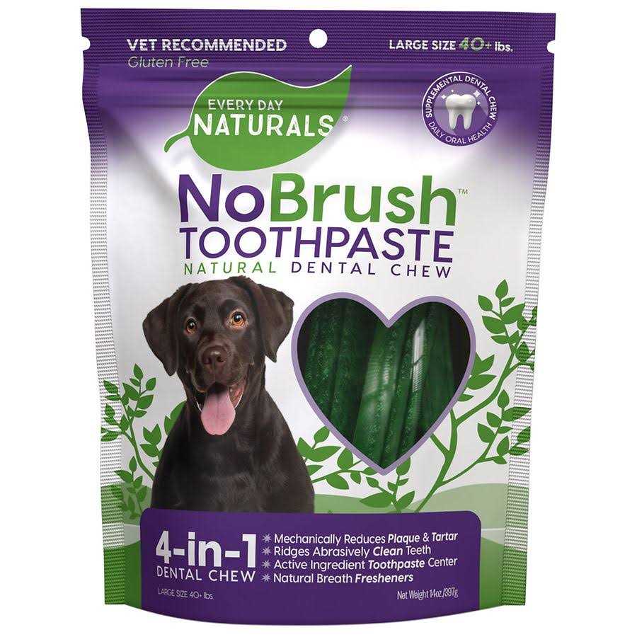 Every Day Naturals No Brush Toothpaste Dental Chew - Healthber