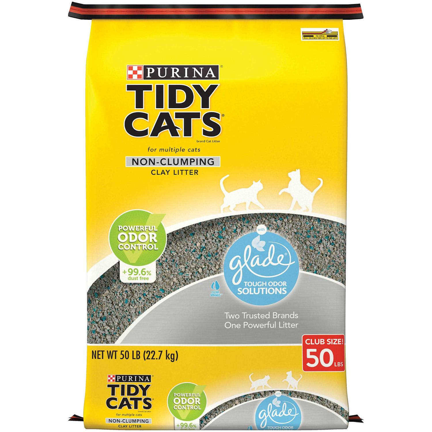 Purina Tidy Cats Non-Clumping Cat Litter With Glade - Healthber