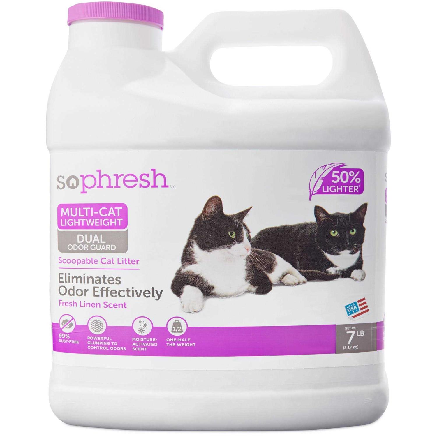 So Phresh Multi-Cat Lightweight Dual Odor Guard Litter - Healthber
