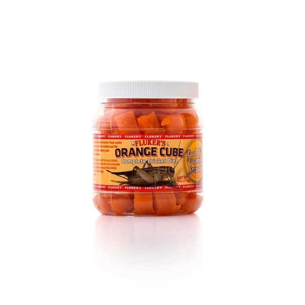 Fluker Orange Cube Complete Cricket Diet - Healthber
