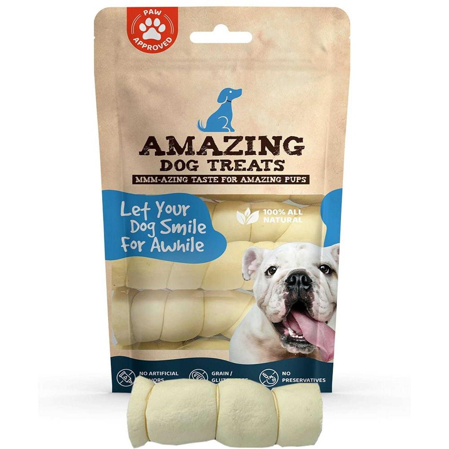Amazing Dog Treats Beef Cheek Rolls - Healthber