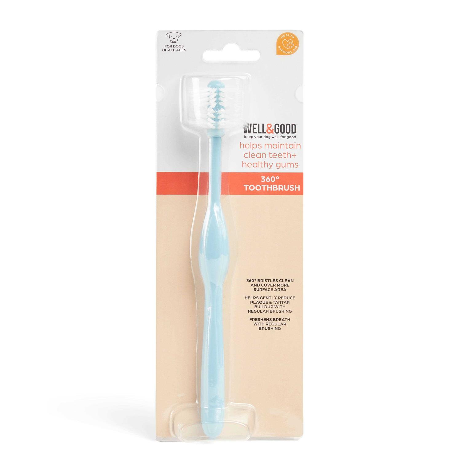 Well & Good 360 Dog Toothbrush - Healthber