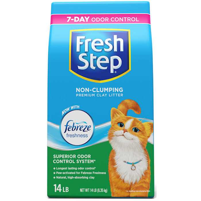 Fresh Step Scented Non-Clumping Clay Cat Litter with Febreze - Healthber