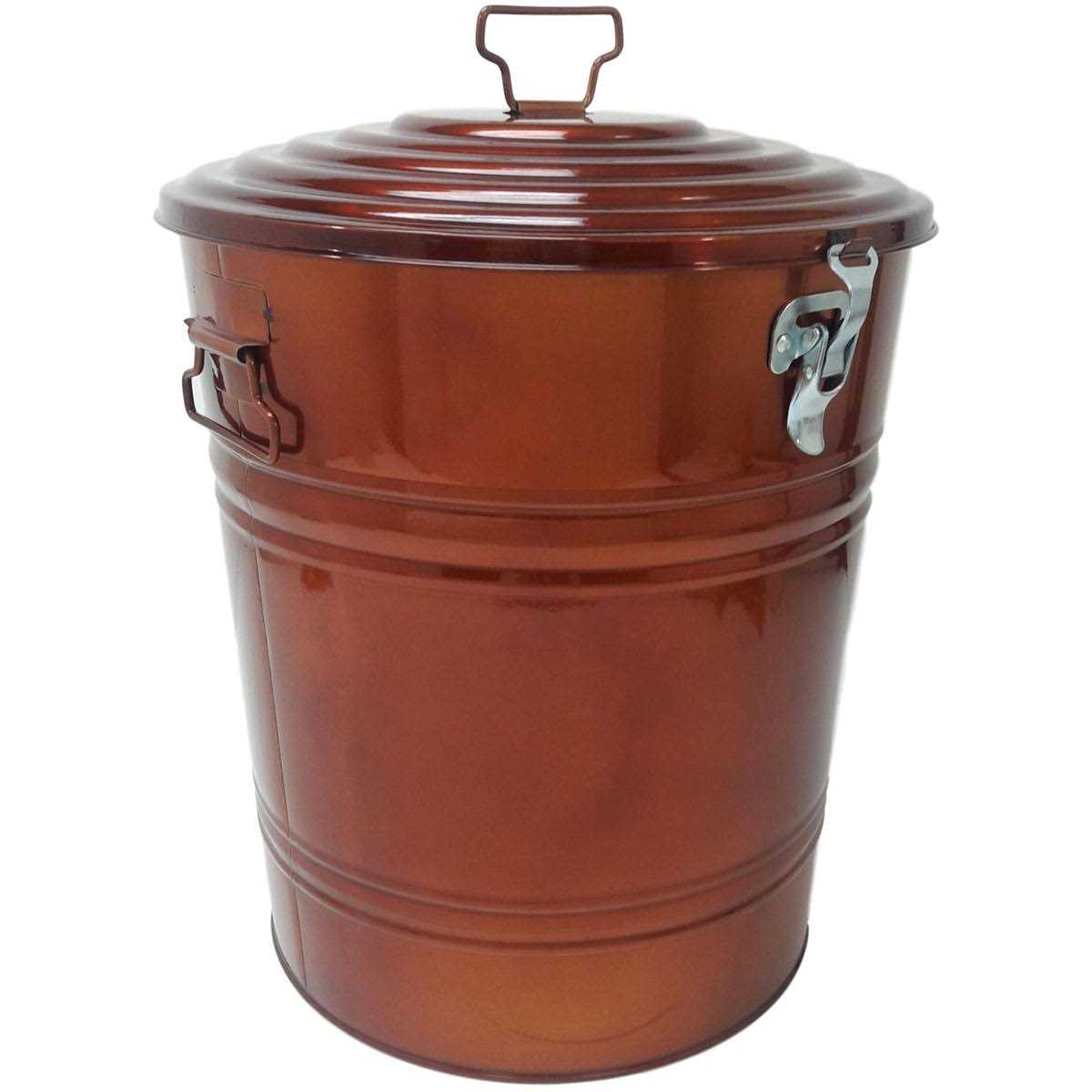 HIT 5802e GC Enameled Galvanized Steel Storage Container - Healthber