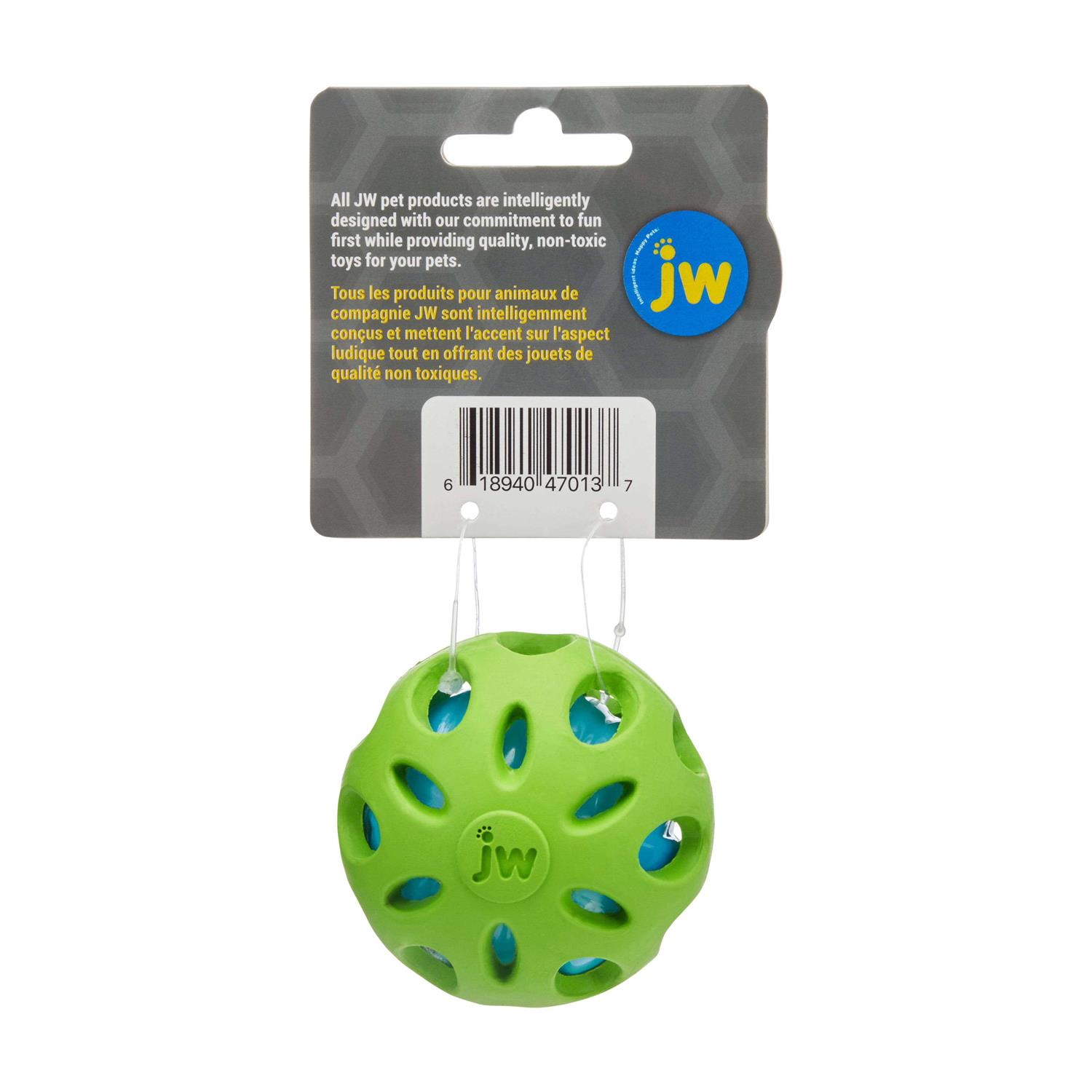 JW Pet Crackle Heads Ball Dog Toy - Healthber
