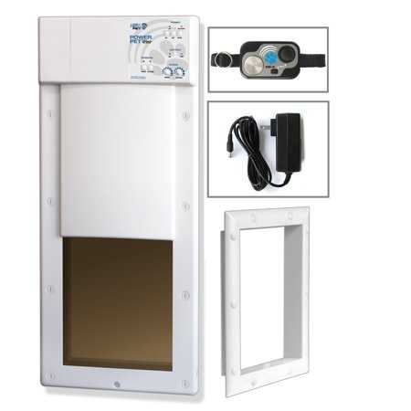 Large Automatic Dog Door With Collar – Power Pet - Healthber