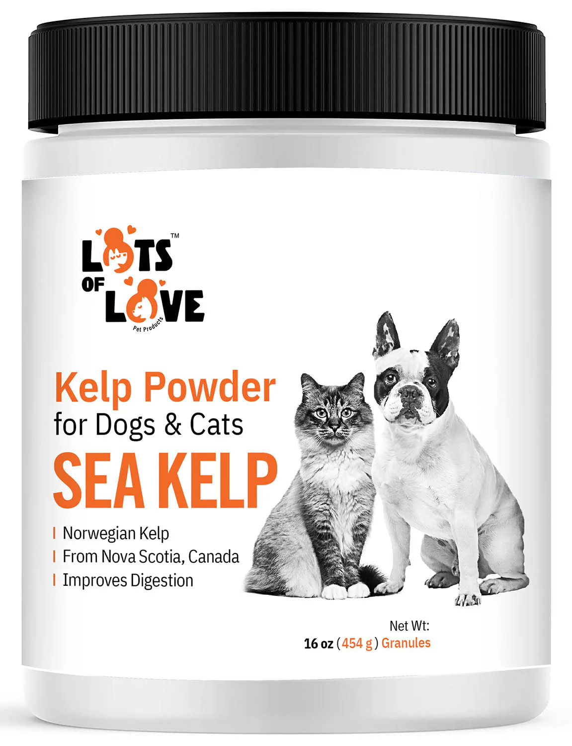 Lots of Love Sea Kelp Granular for Dogs and Cats - Healthber