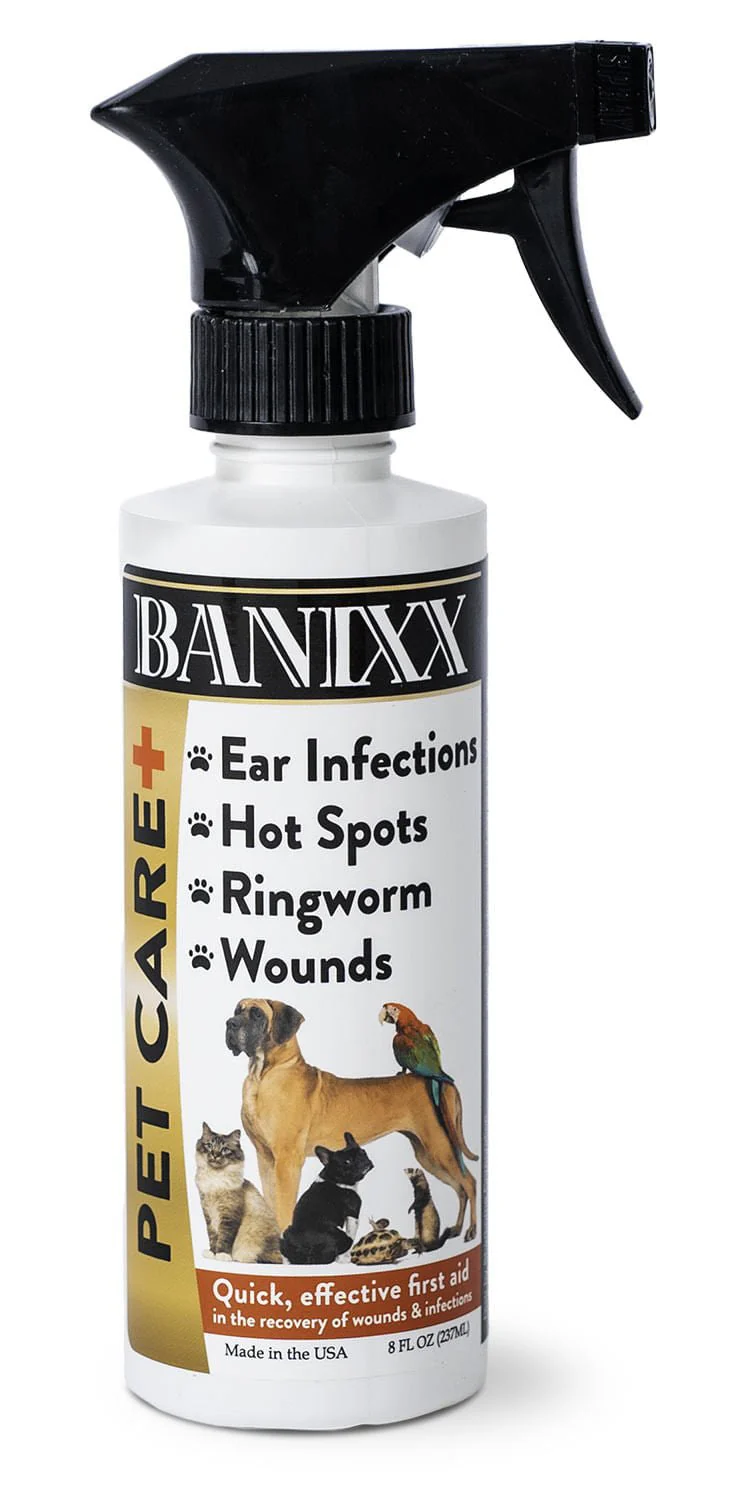 Banixx Pet Care First Aid Spray, 8 oz - Healthber