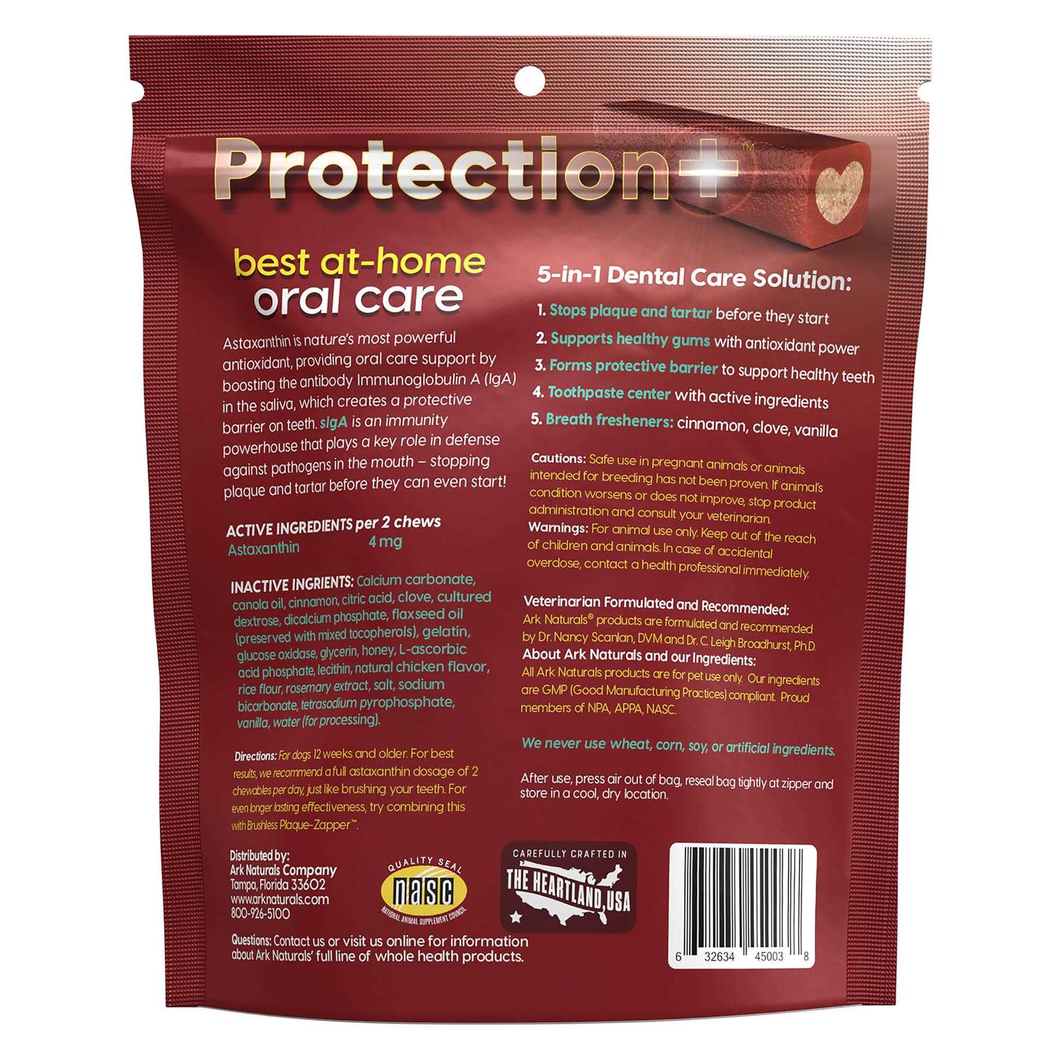 Ark Naturals Protection+ Brushless Toothpaste Dental Chews - Healthber
