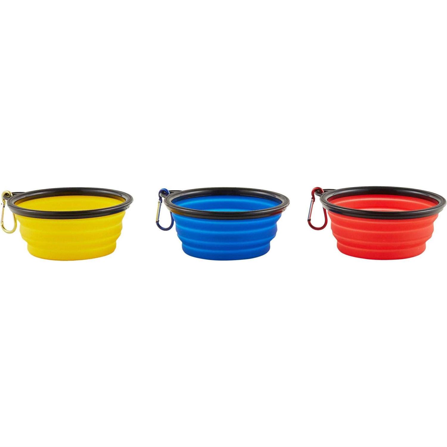 Mr. Peanut’s 3 Pack Collapsible Silicone Travel Bowls - Healthber