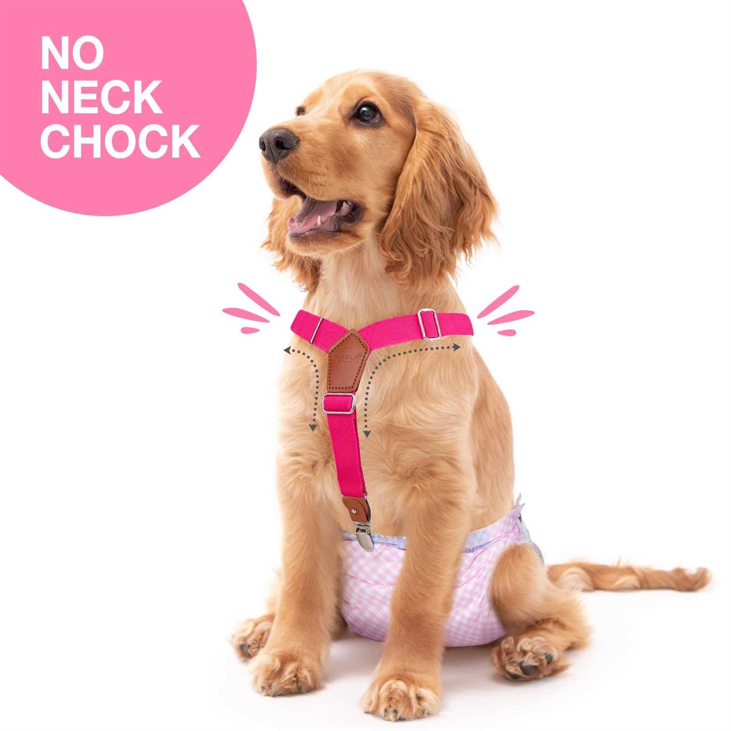 Pet Soft Dog Suspenders 2 Pieces Female Dog Diaper Suspenders for Dogs Diaper Keeper Suspender for Dog Skirt - Healthber