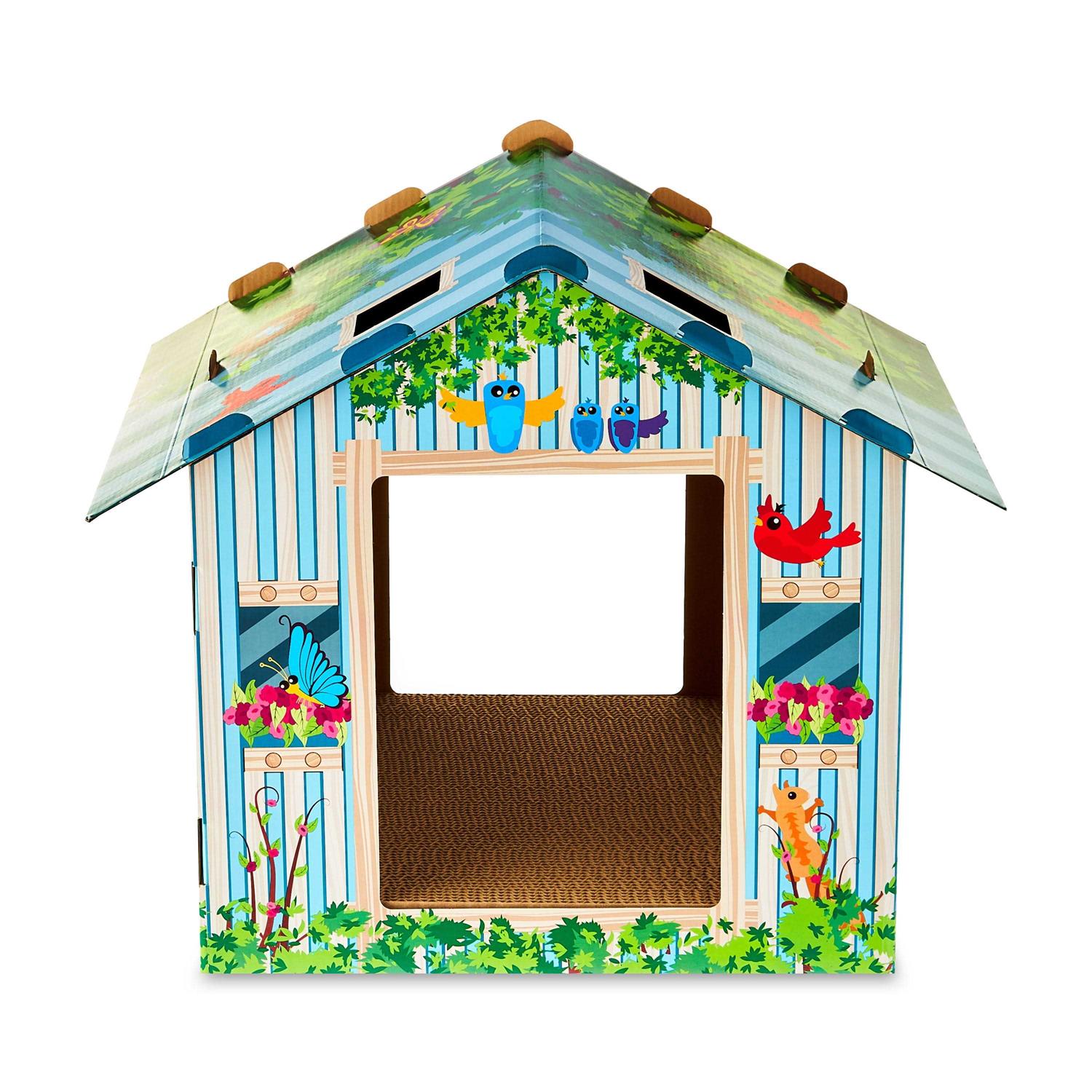 Vibrant Life Tree House Corrugated Paper Cat Scratch House - Healthber