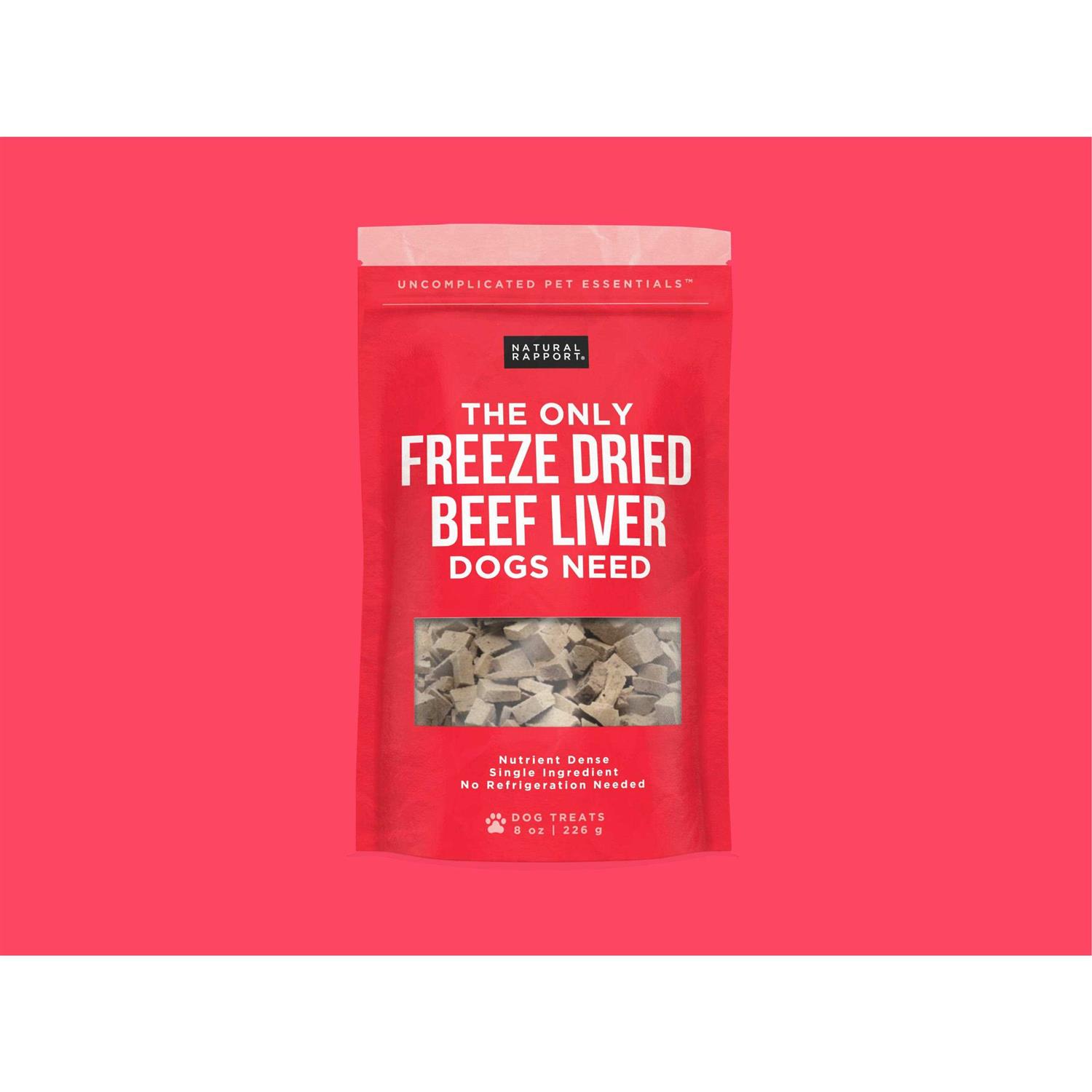 Natural Rapport The Only Freeze Dried Beef Liver Dogs Need - Healthber