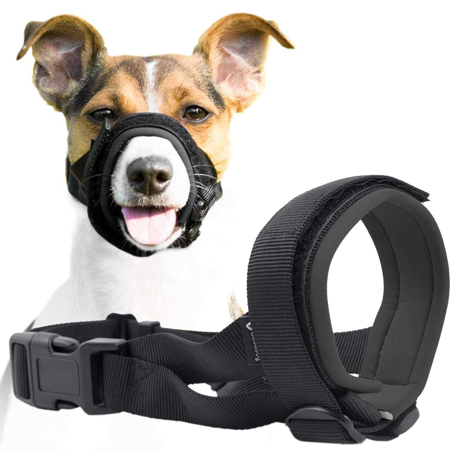 GoodBoy Gentle Muzzle Guard for Dogs Prevents Biting and Unwanted Chewing Safely Secure Comfort Fit - Healthber