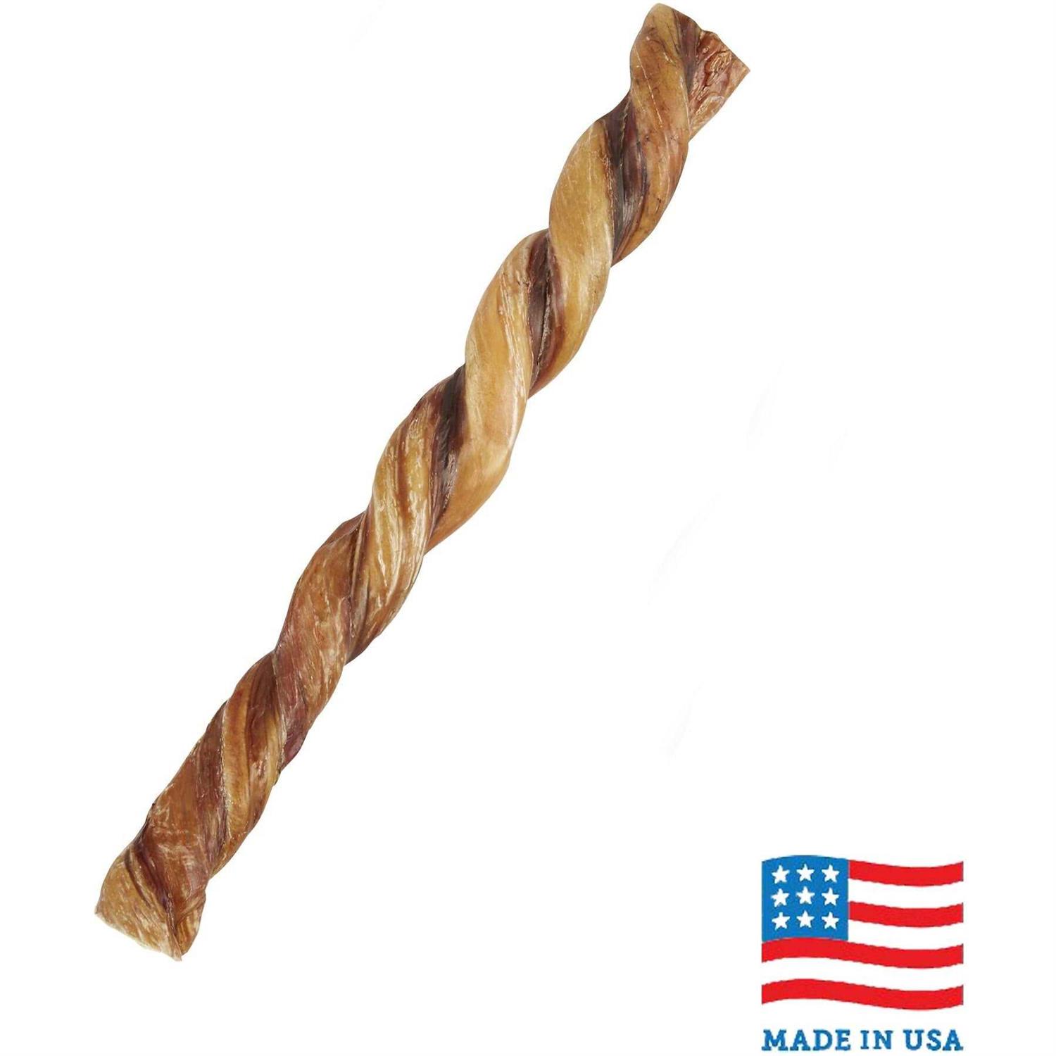 Bones & Chews Made in USA Braided Bully Stick Dog Treat - Healthber
