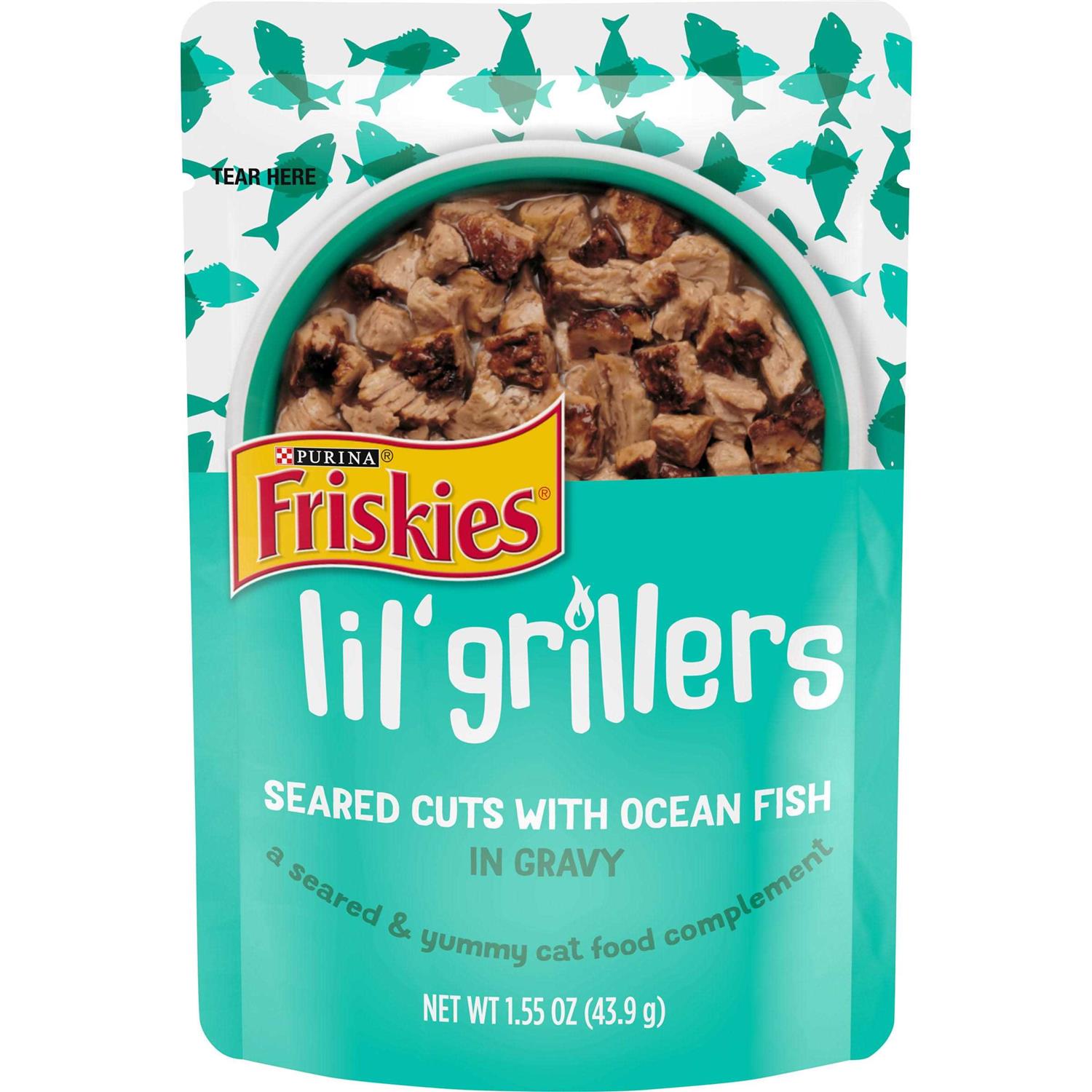 Friskies Lil Grillers Seared Cuts Gravy Wet Cat Food - Healthber