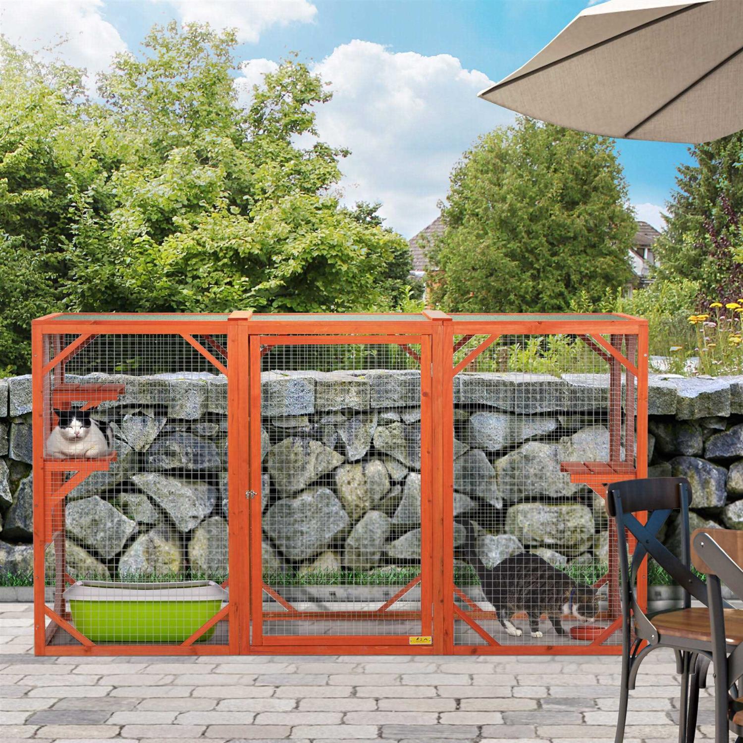 Coziwow Outdoor Cat Enclosure Playpen Catio - Healthber