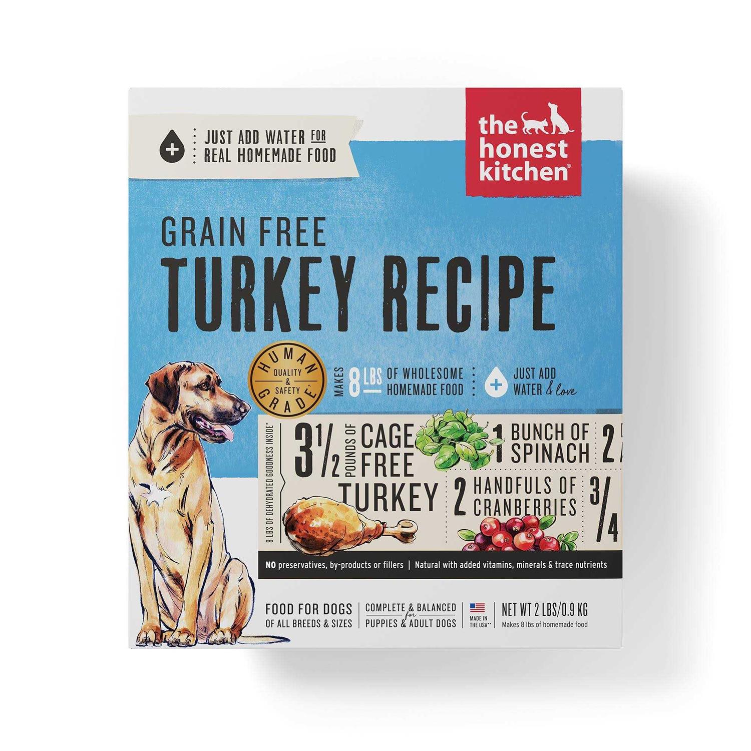 The Honest Kitchen Dehydrated Grain Free Turkey Dog Food - Healthber