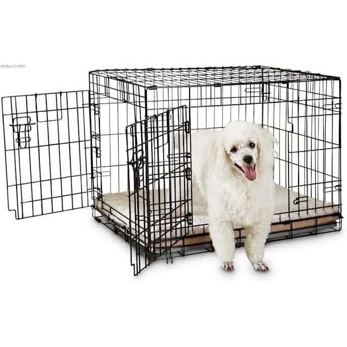 EveryYay Going Places 2-Door Folding Dog Crate - Healthber
