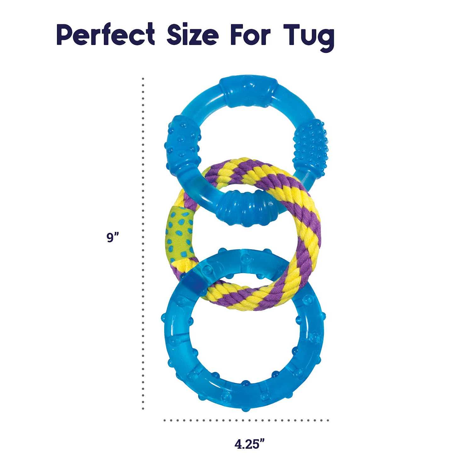 Petstages Orka Dental Links Dog Chew Toy - Healthber
