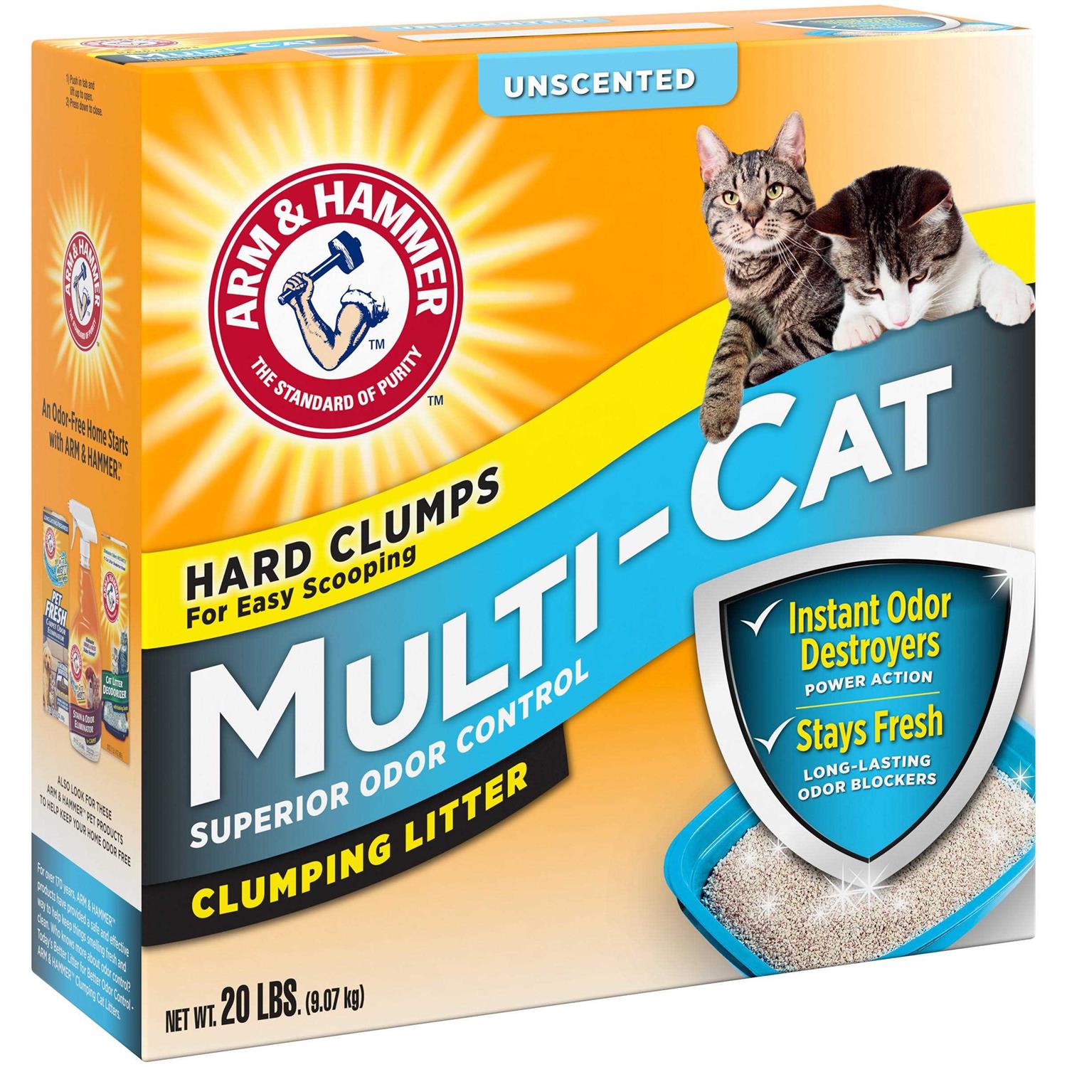 Arm & Hammer Clumping Multi Cat Litter - Healthber