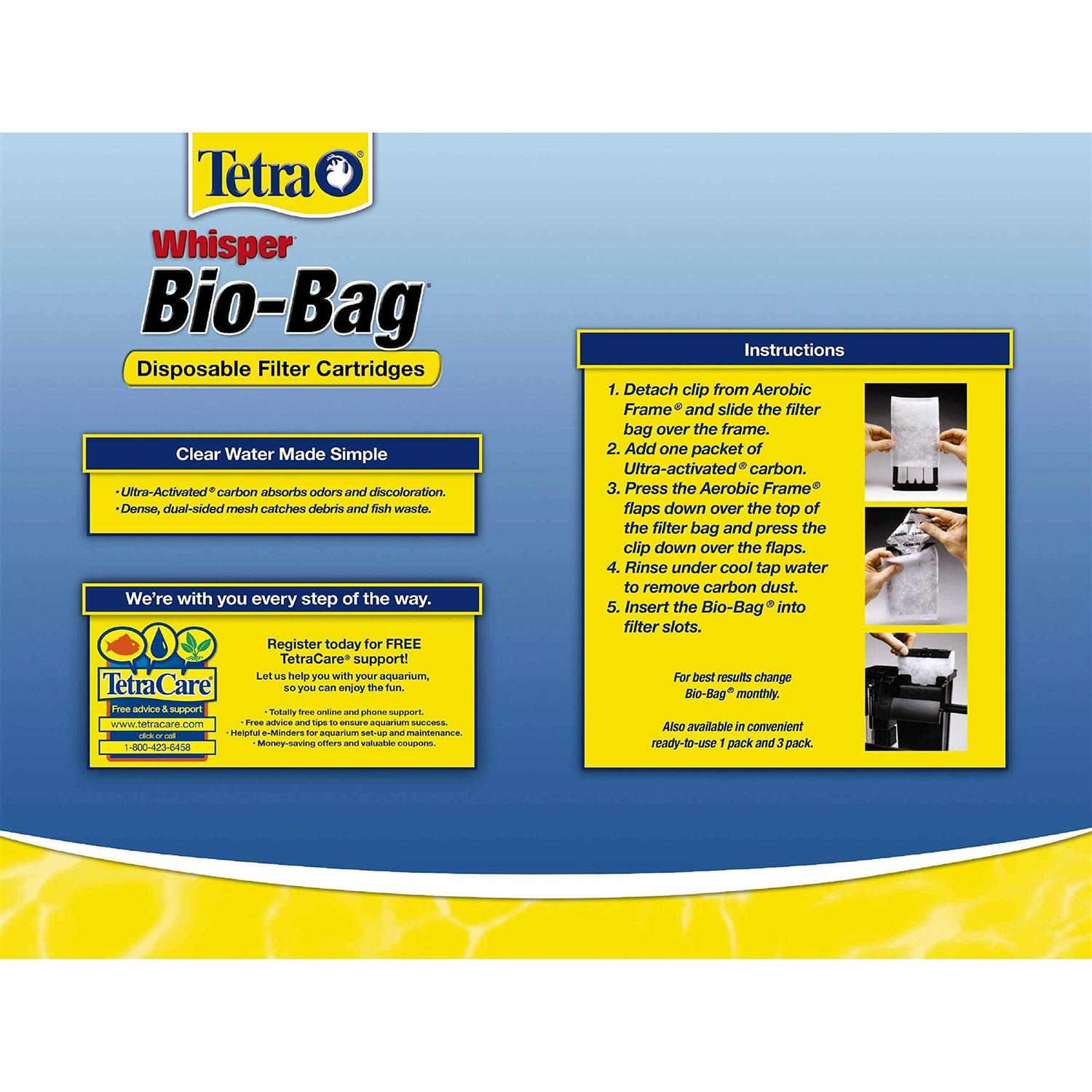 Tetra Filter Cartridges Whisper Bio-Bag - Healthber