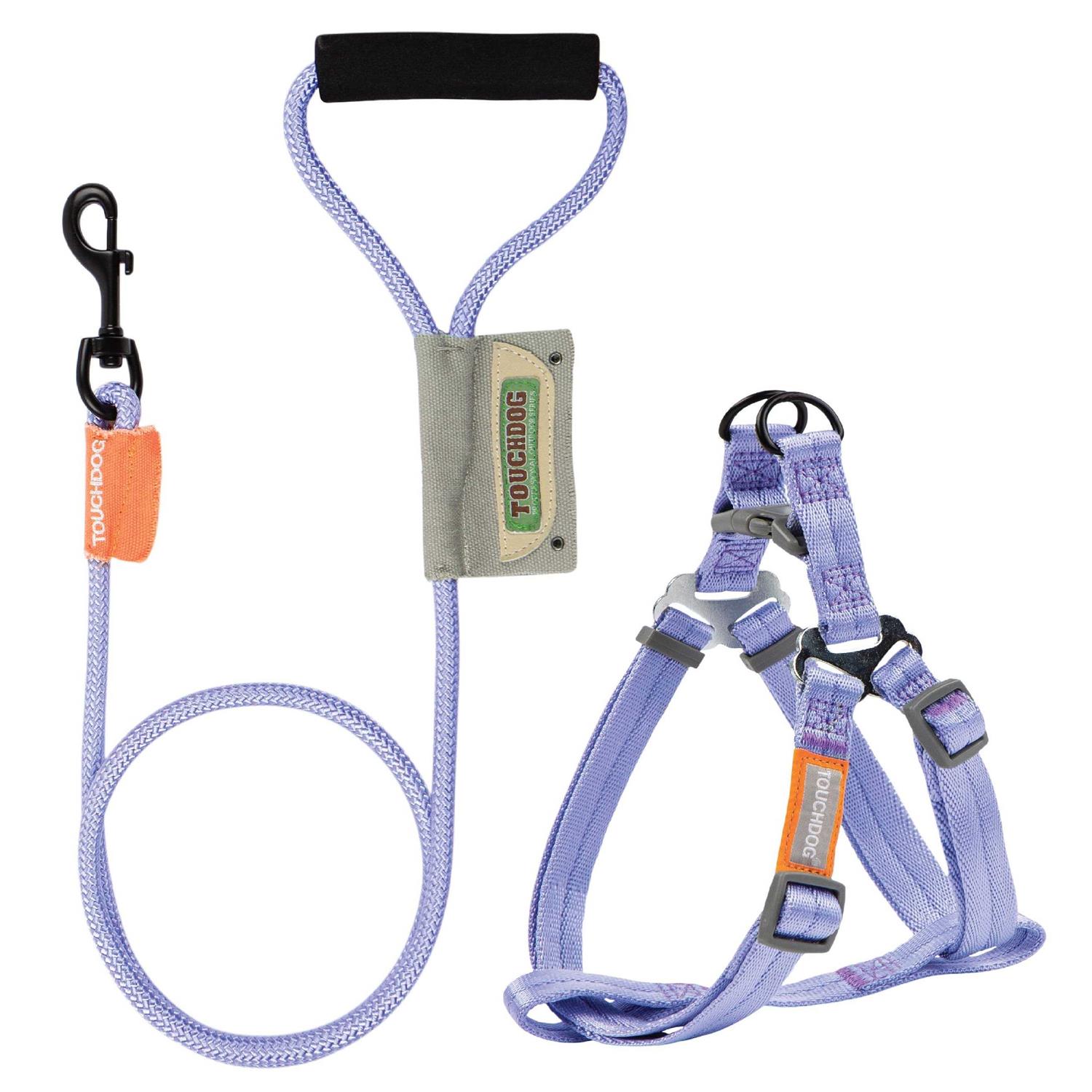 Touchdog Macaron 2-in-1 Durable Nylon Dog Harness and Leash - Healthber