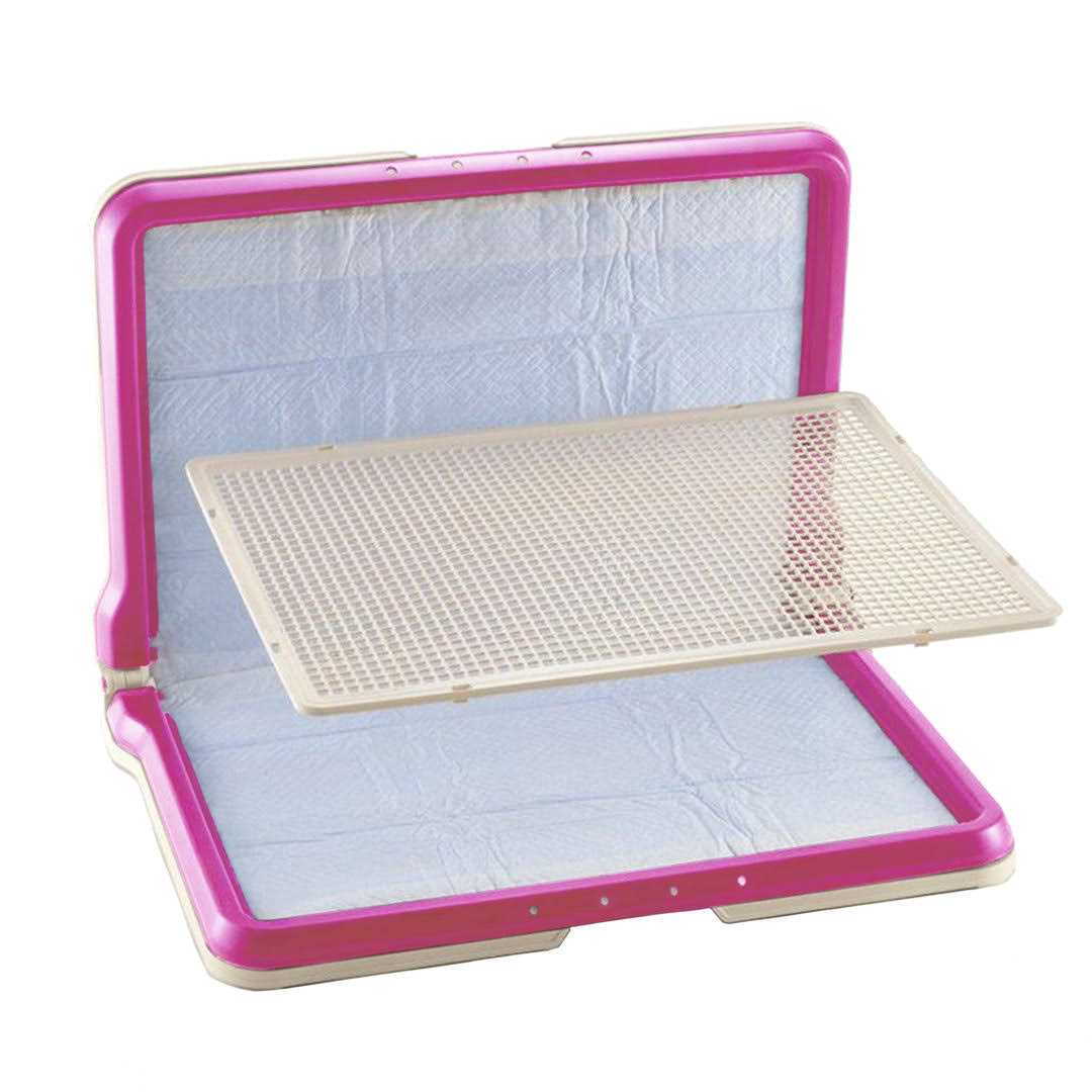Richell PAW Trax High Wall Potty Pad Tray - Healthber