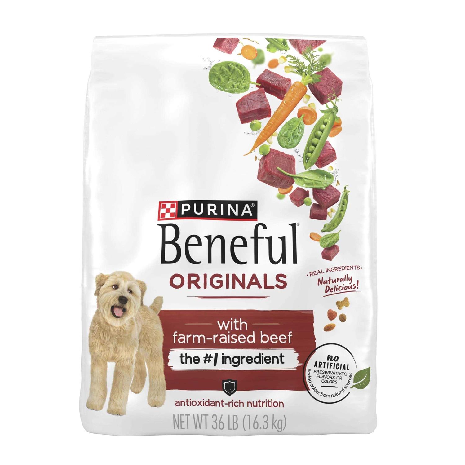 Purina Beneful Originals Dog Food With Farm-Raised Beef - Healthber