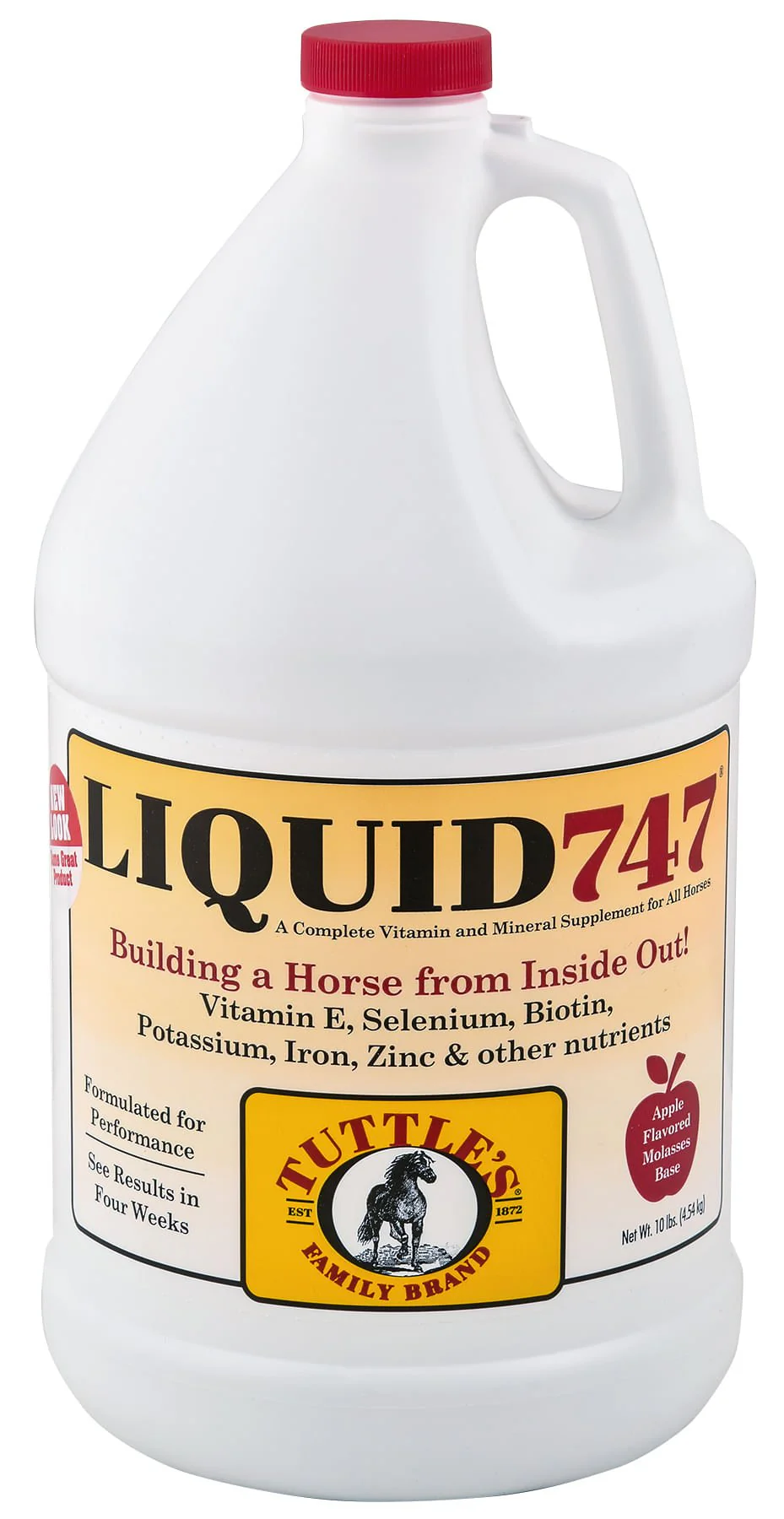 Liquid 747 Complete Vitamin & Mineral Horse Supplement, Gallon - Healthber