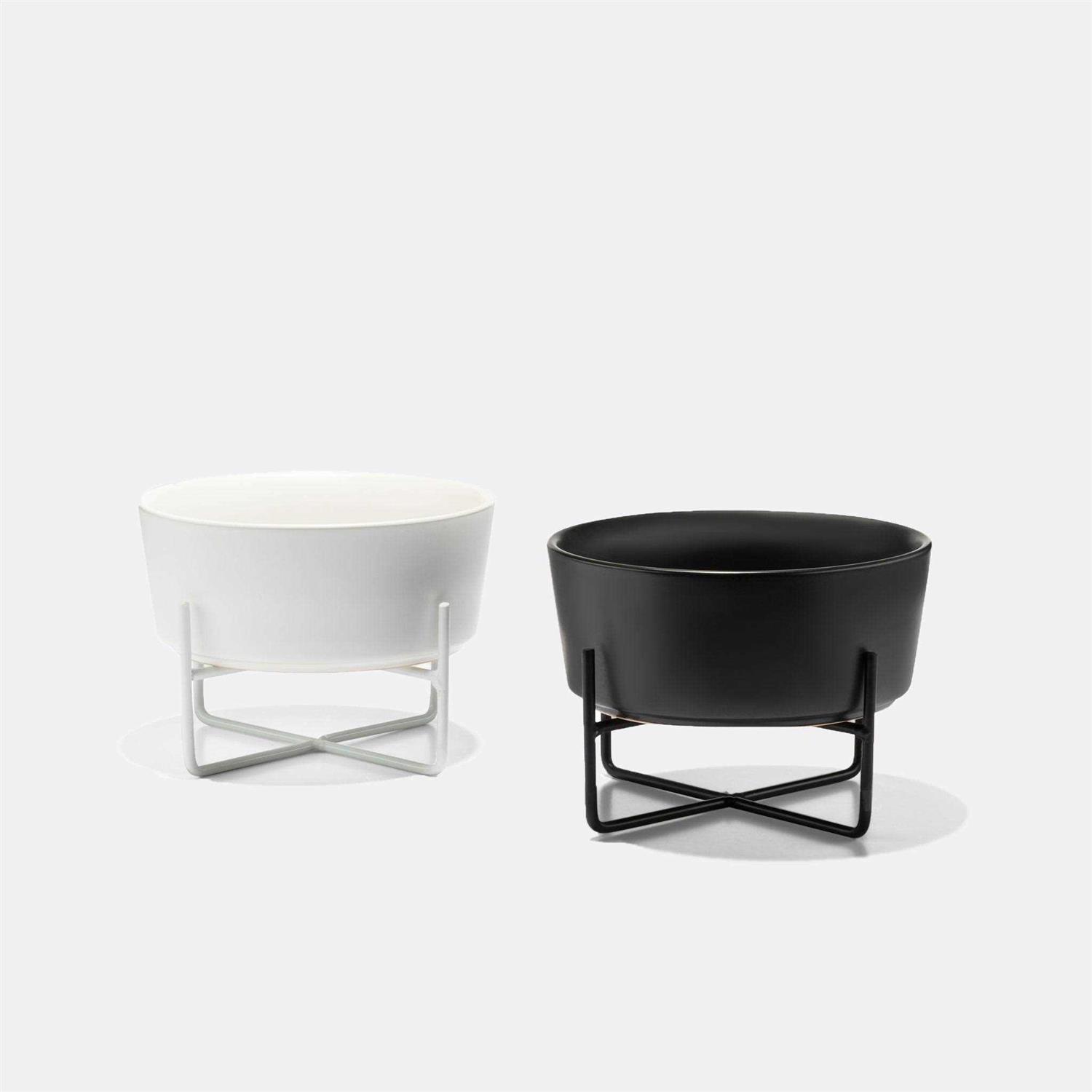 Waggo Simple Solid Dog Bowl Stand - Healthber