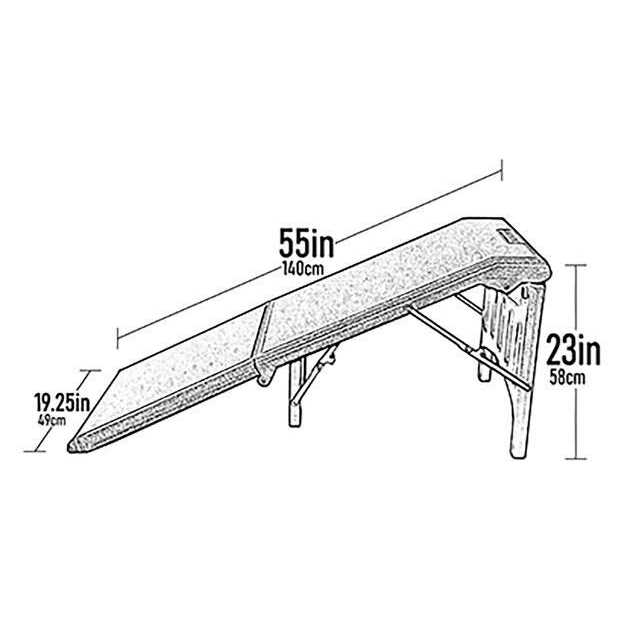 Free-Standing Extra Wide Pet Ramp Pet Gear - Healthber