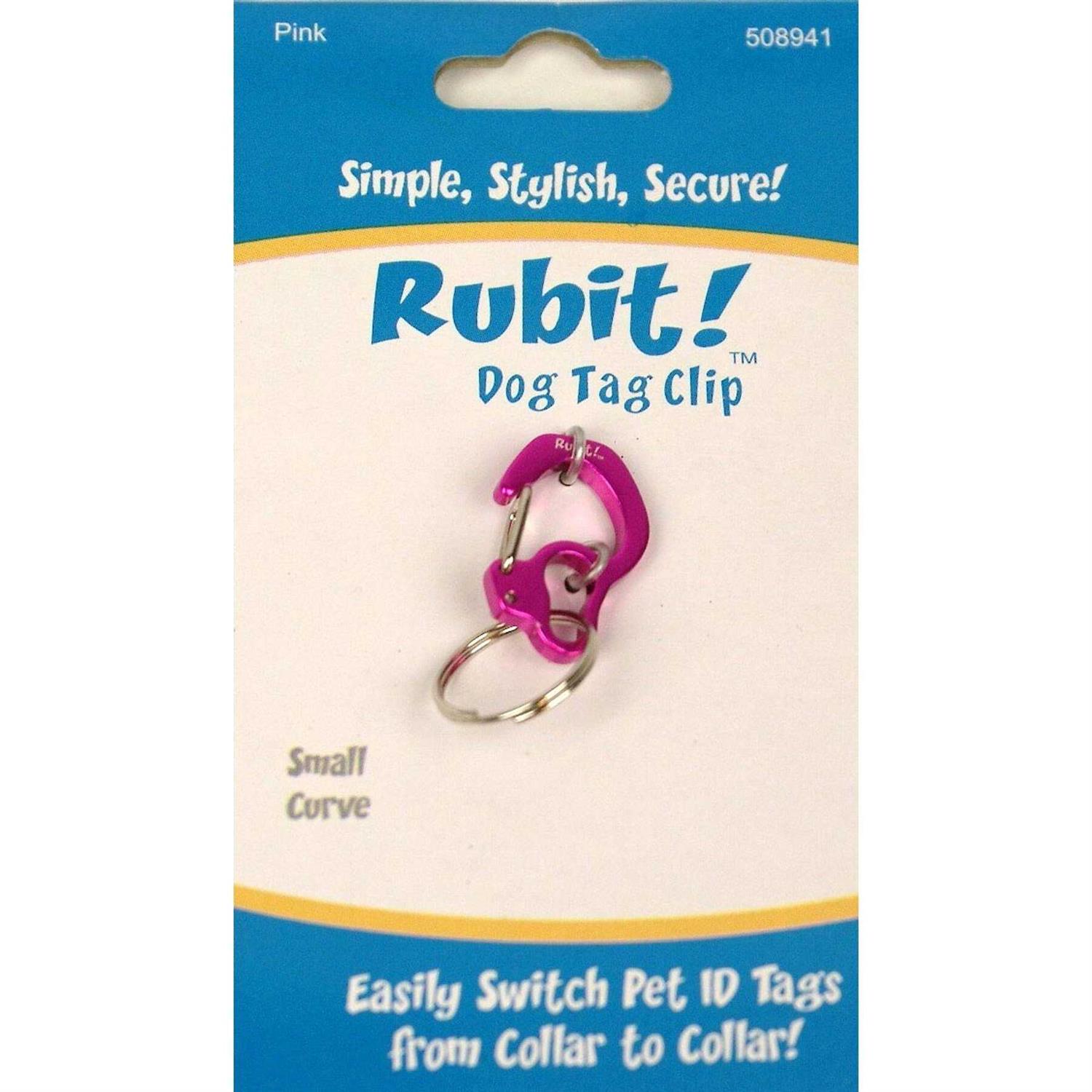 Rubit Curve Dog Tag Clip - Healthber