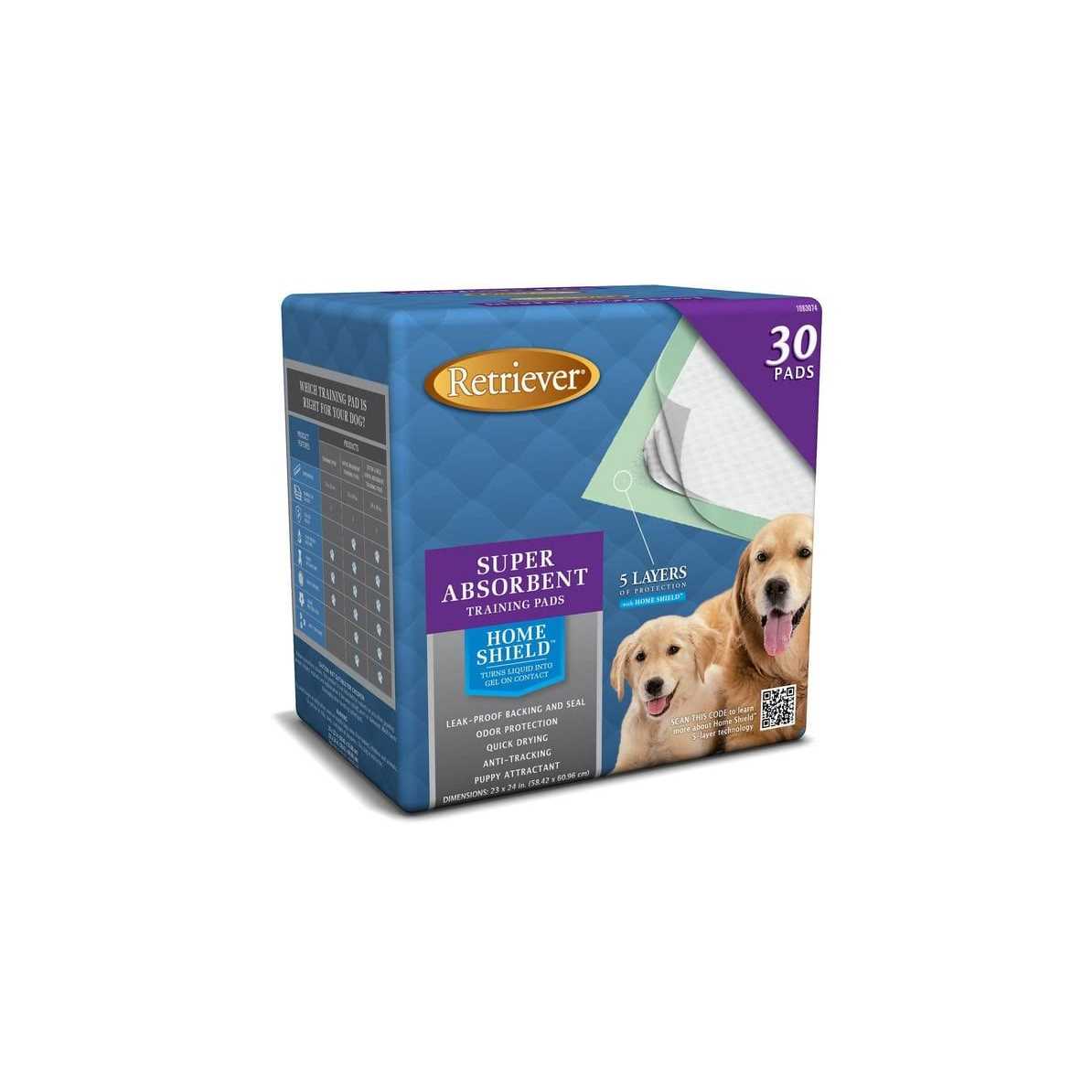Retriever Super Absorbent Dog Training Pads with Home Shield - Healthber