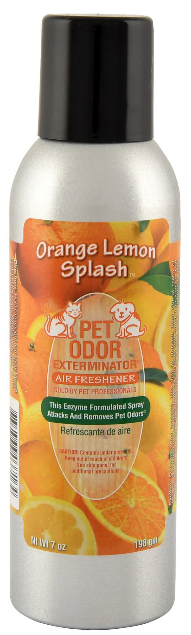 Pet Odor Exterminator Spray, Orange Lemon Splash, 7 oz - Healthber