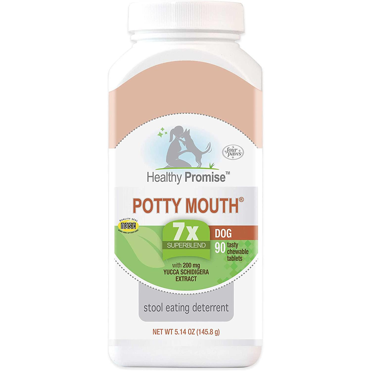 Four Paws Healthy Promise Potty Mouth Supplement for Dogs - Healthber