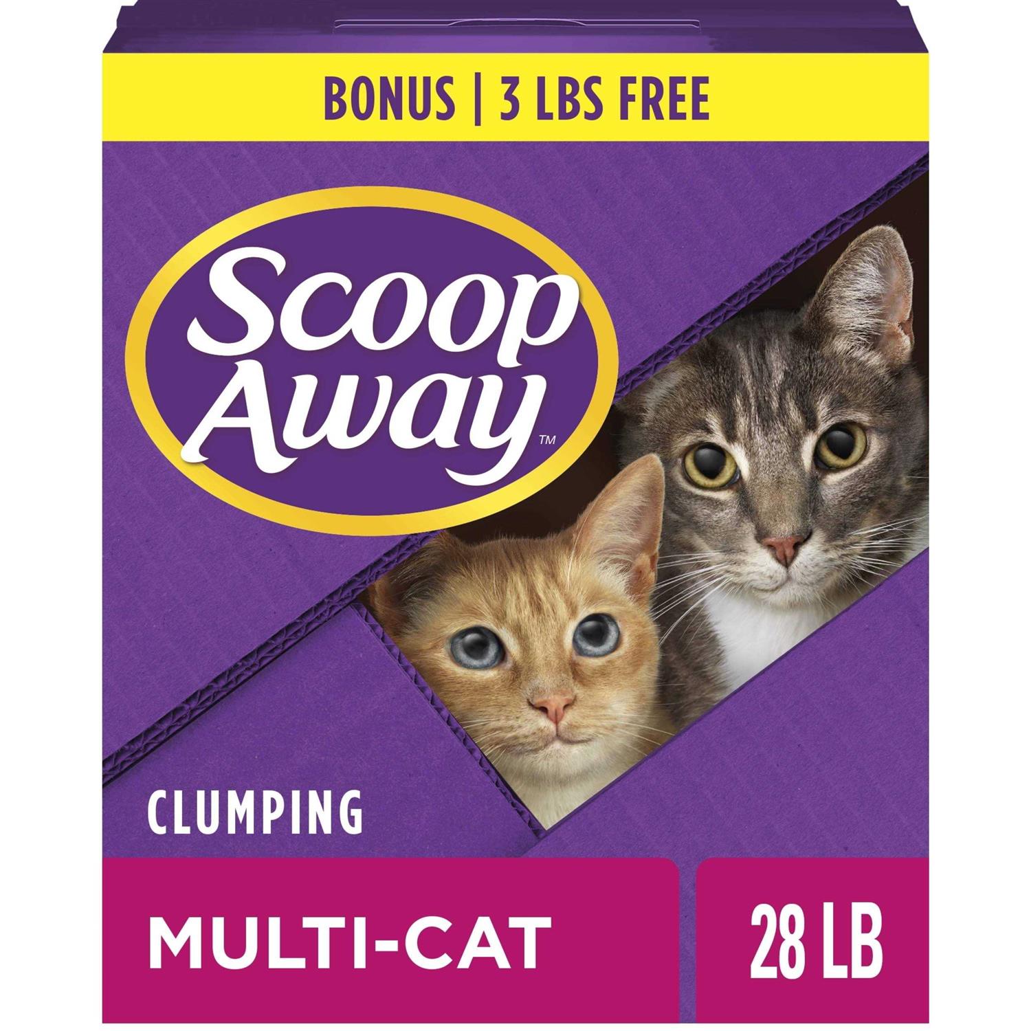 Scoop Away Clumping Cat Litter Multi-Cat - Healthber