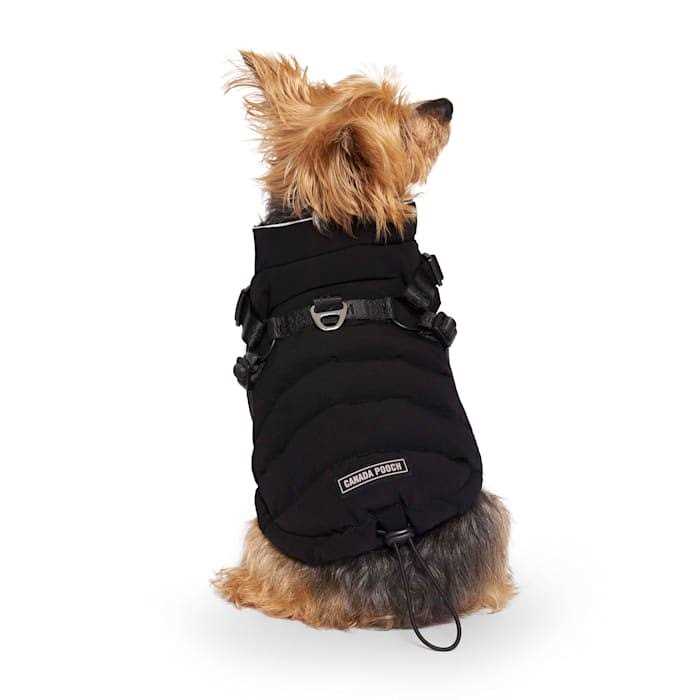 Canada Pooch Harness Puffer Black - Healthber