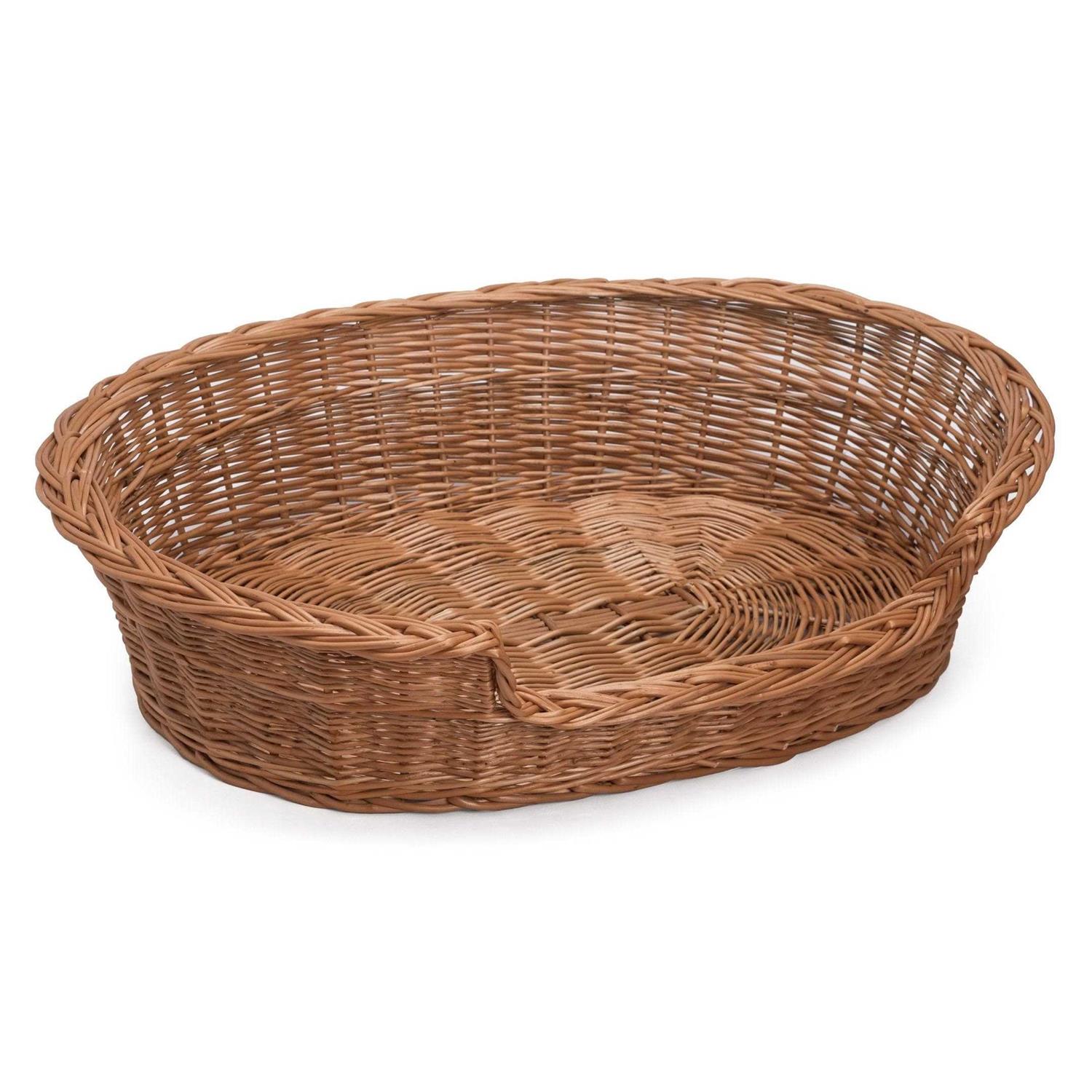 Prestige Wicker Dog Bed Basket - Healthber
