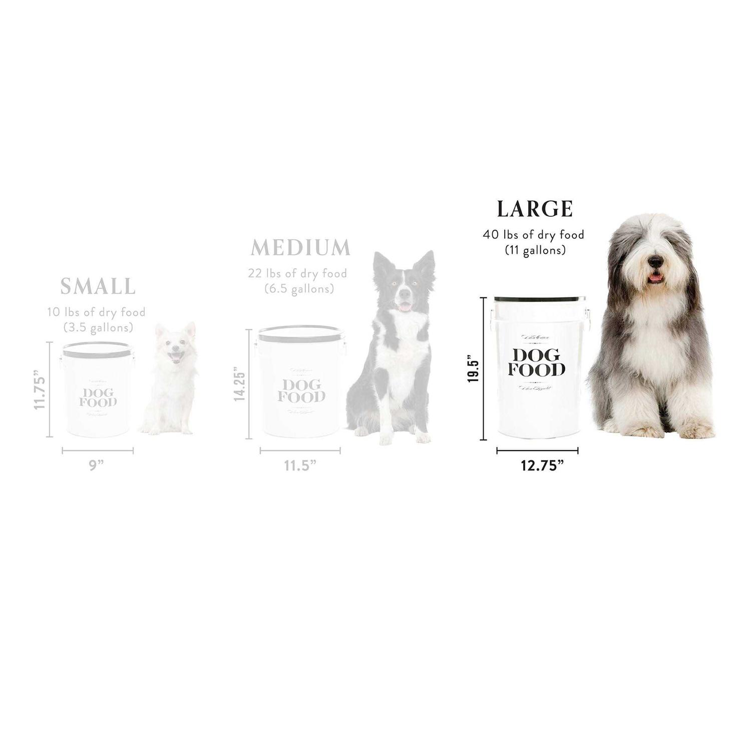 Harry Barker Bon Chien Dog Food Storage Canister - Healthber