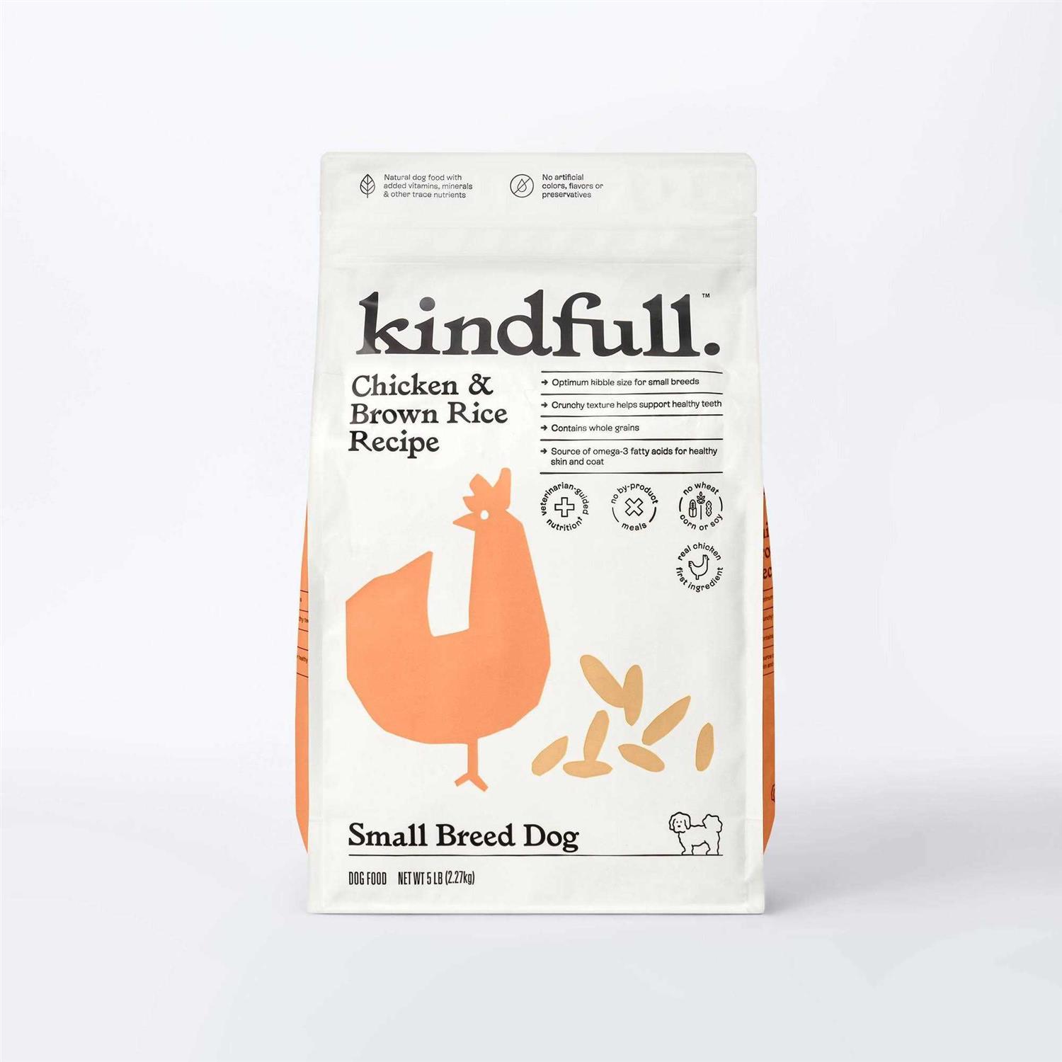 Kindfull Chicken and Brown Rice Recipe Dry Dog Food - Healthber