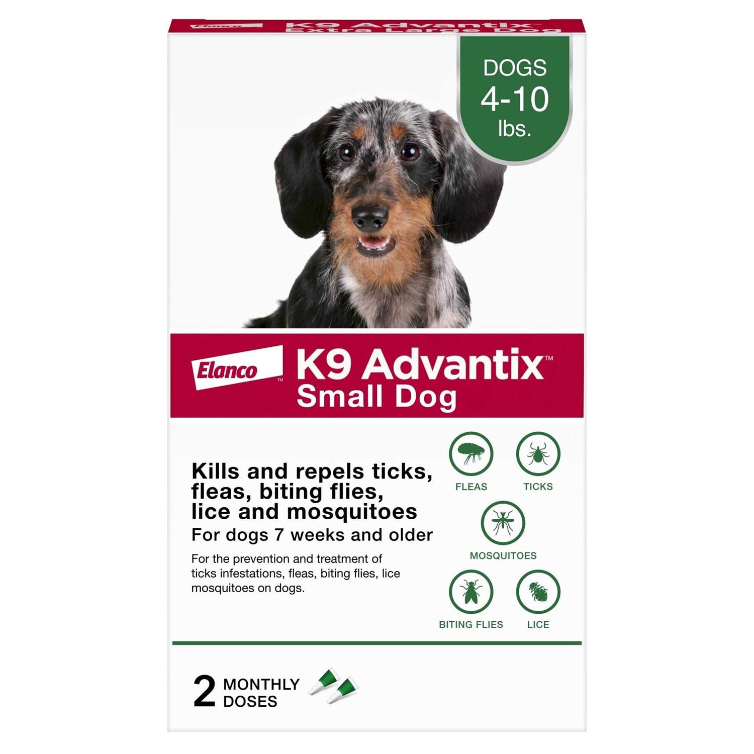 K9 Advantix Flea Tick & Mosquito Prevention for Small Dogs 4-10 lbs - Healthber