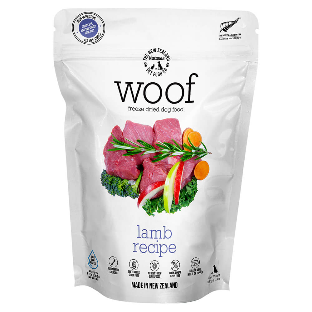 Woof Lamb Freeze Dried Dog Food - Healthber