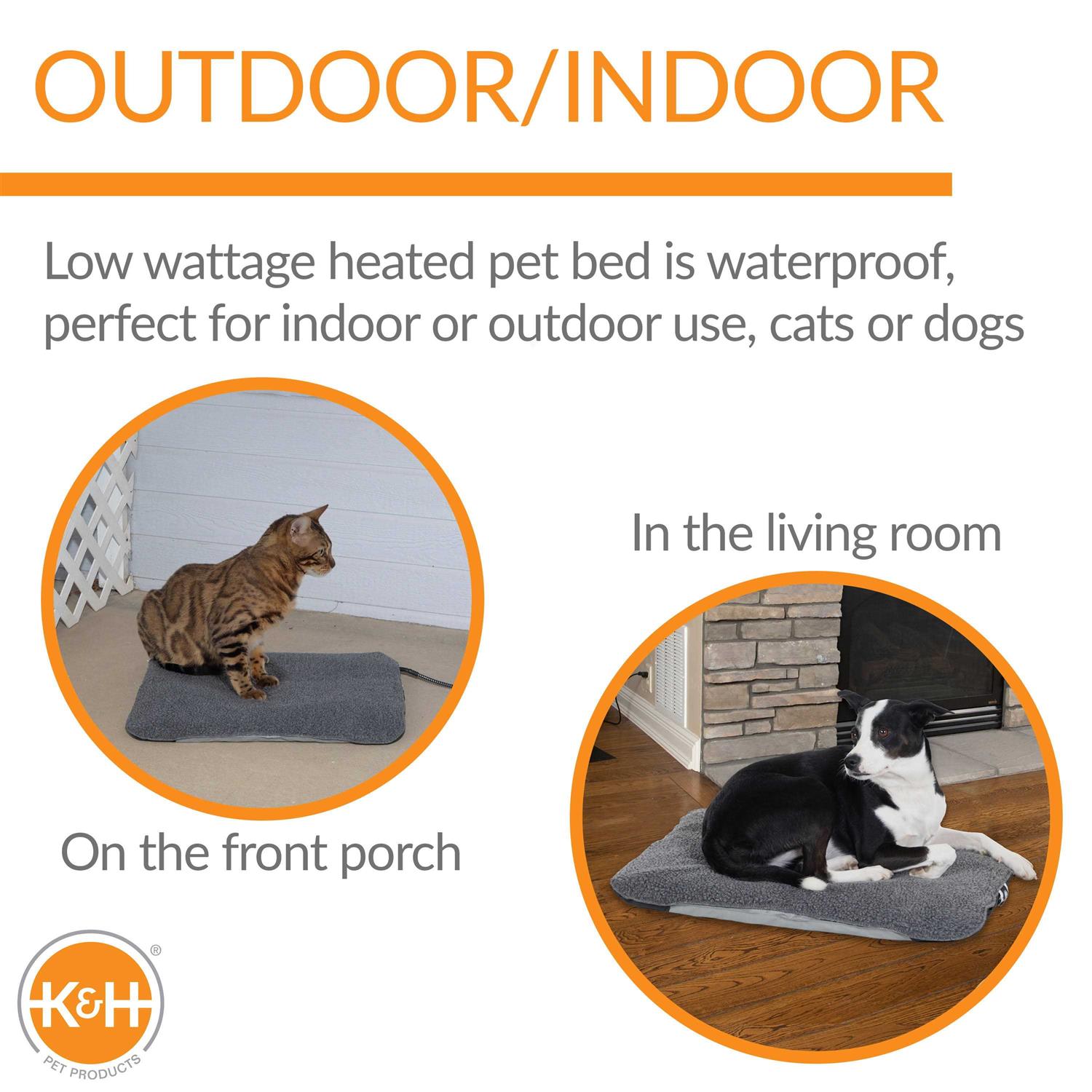 K&H Lectro-Soft Outdoor Heated Pet Bed - Healthber