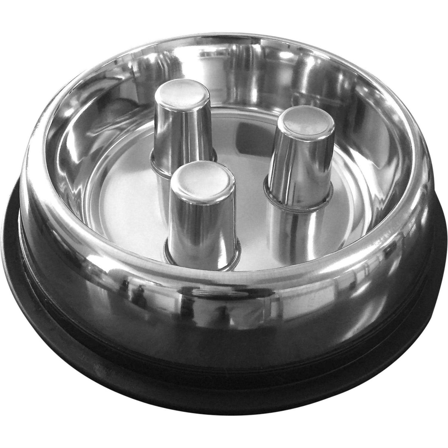 Qt Dog Stainless Steel Brake-Fast Bowl - Healthber