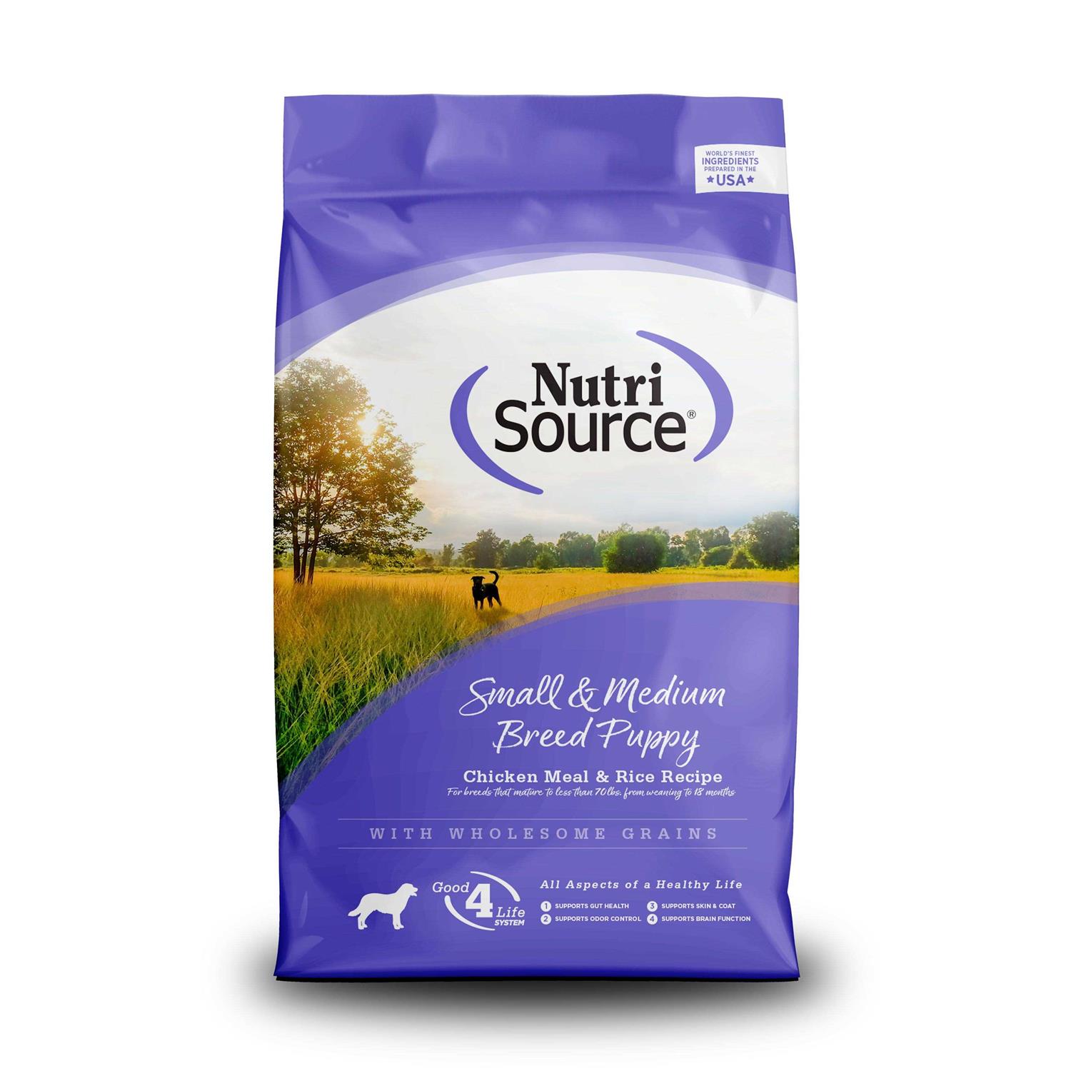 NutriSource Chicken Rice Small Medium-Breed Puppy Dry Dog Food - Healthber