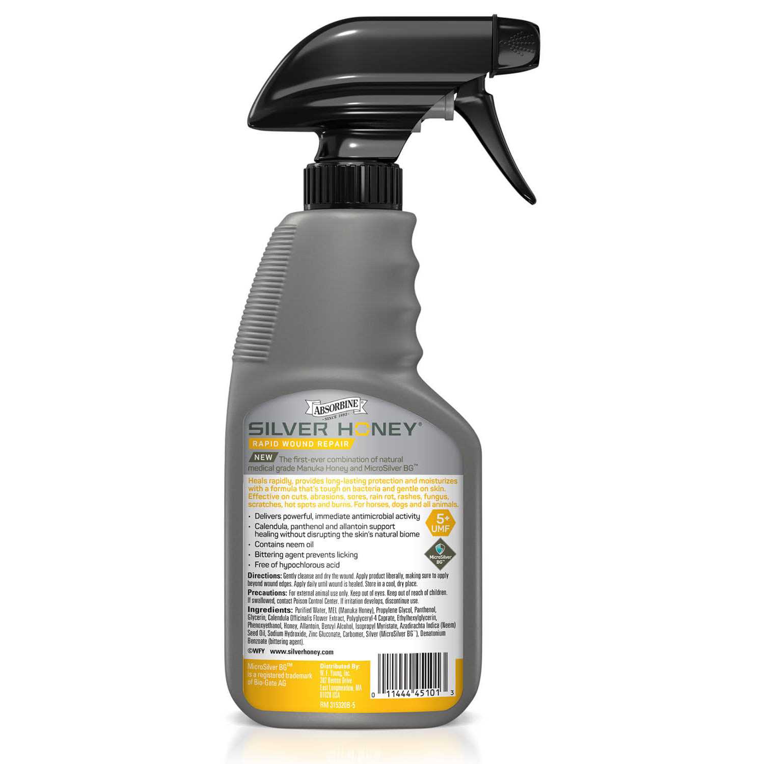 Silver Honey Rapid Wound Repair Gel Spray - Healthber