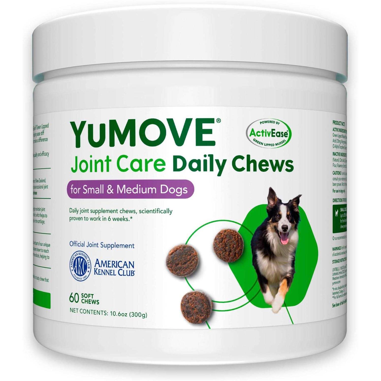 YuMOVE Joint Care Small & Medium Breed Soft Chew Dog Supplement - Healthber