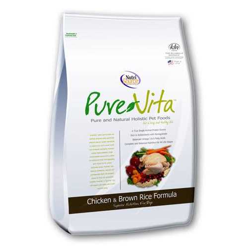 PureVita Chicken & Brown Rice Dry Dog Food - Healthber